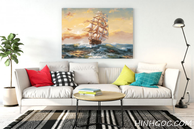 Smooth sailing oil painting file - OP15927087