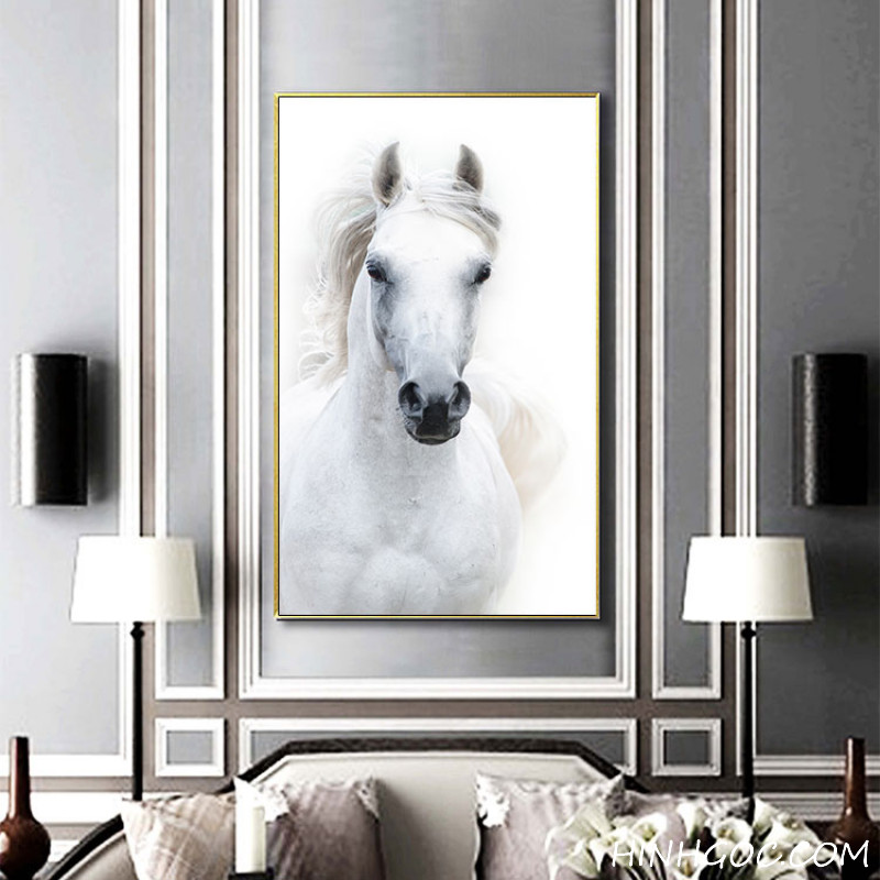 White horse painting file - NG0001