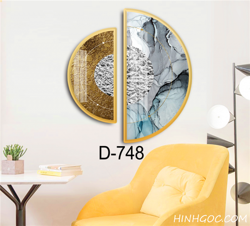 Modern Abstract Crescent Moon Art File - D-748