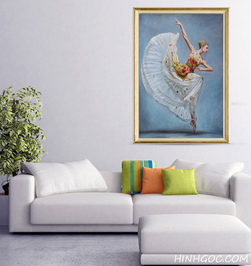 Ballet Girl Oil Painting File - OP18525772