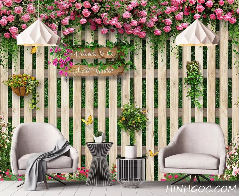 3D wallpaper file for cafe decoration - DT020