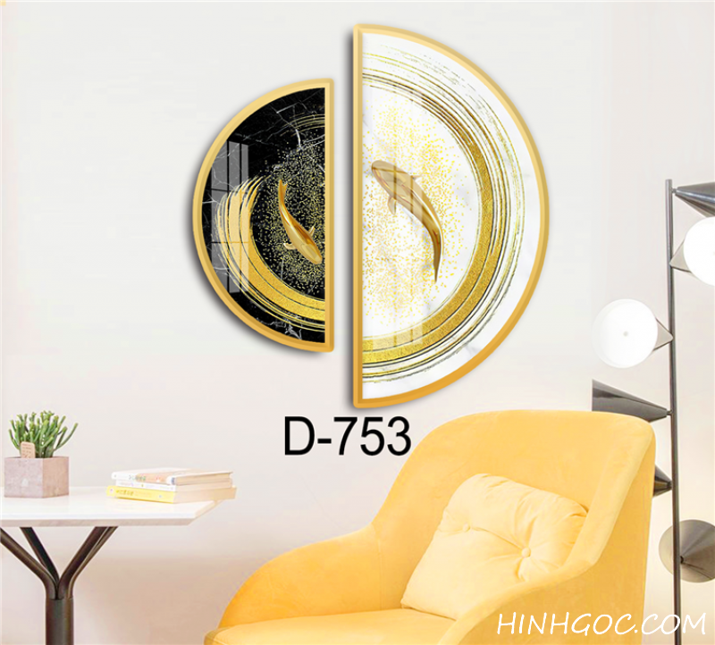 Modern Abstract Crescent Moon Art File - D-753