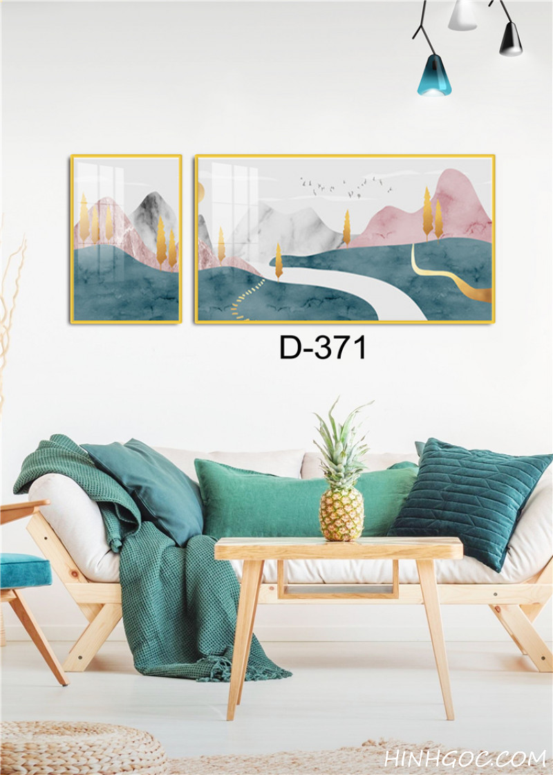 Modern Abstract Art File - Set of 2 Pieces - D-371