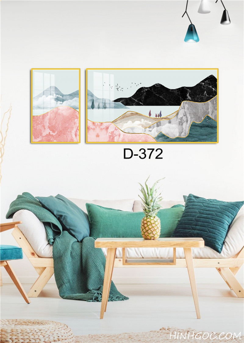 Modern Abstract Art File - Set of 2 Pieces - D-372