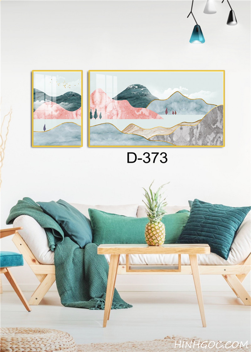 Modern Abstract Art File - Set of 2 Pieces - D-373