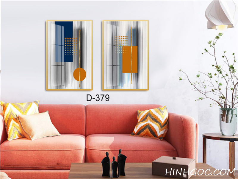 Modern Abstract Art File - Set of 2 Pieces - D-379