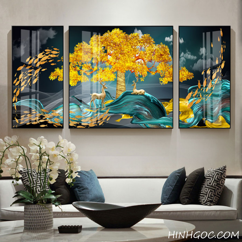 Modern abstract landscape painting file - TQ0001