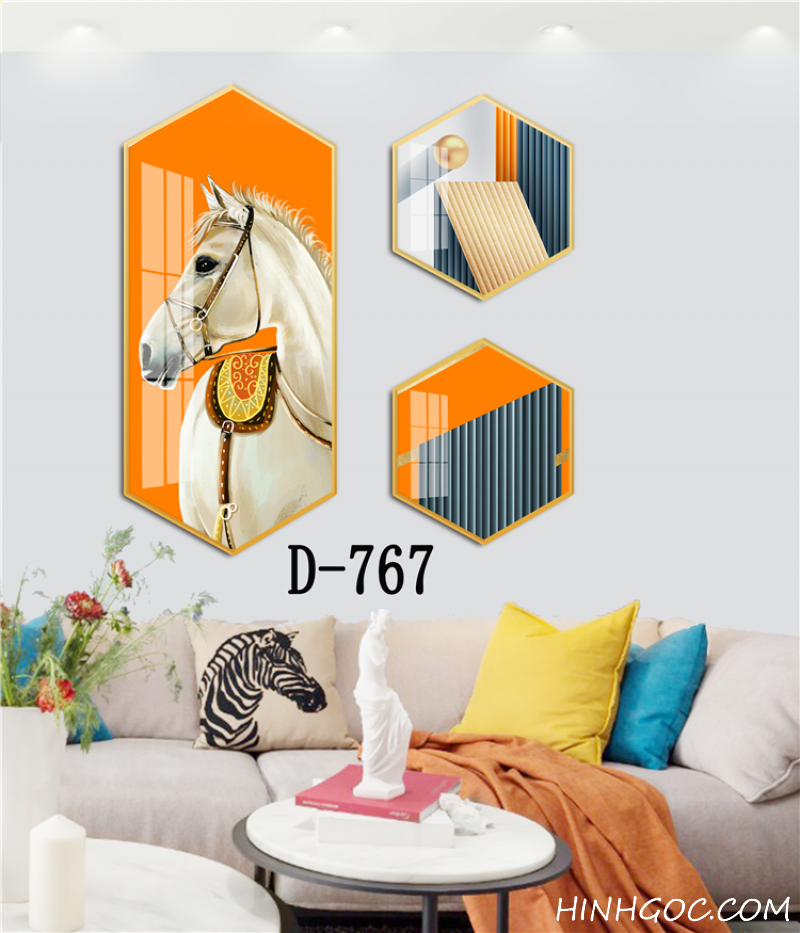 Modern Hexagonal Art File with Multiple Designs - D-767