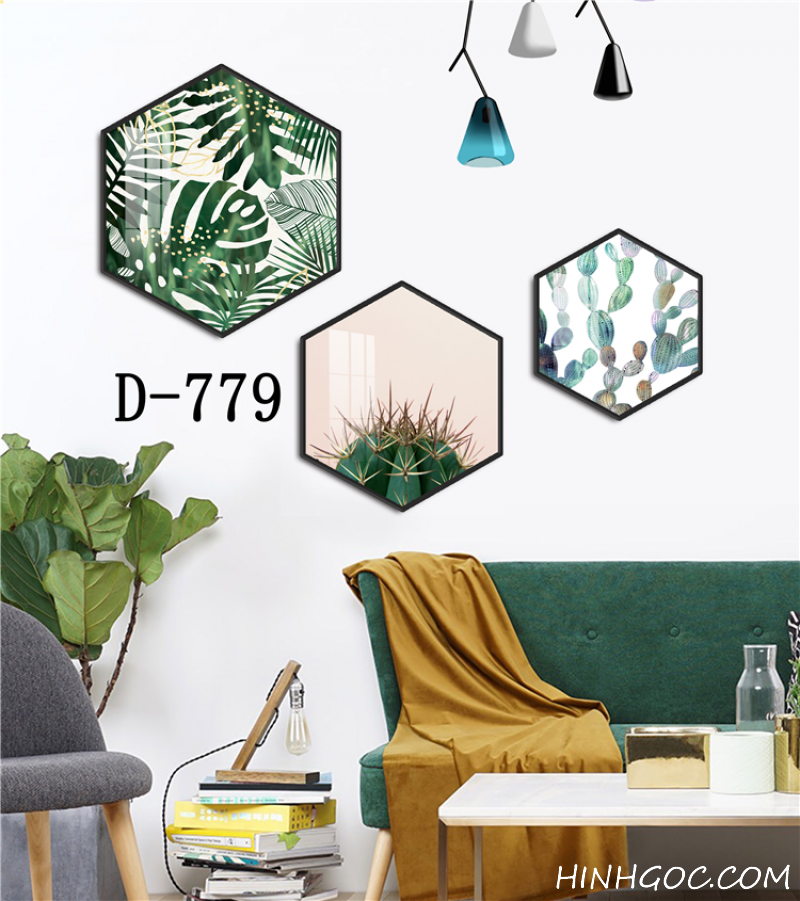 Modern Hexagonal Art File with Multiple Designs - D-779