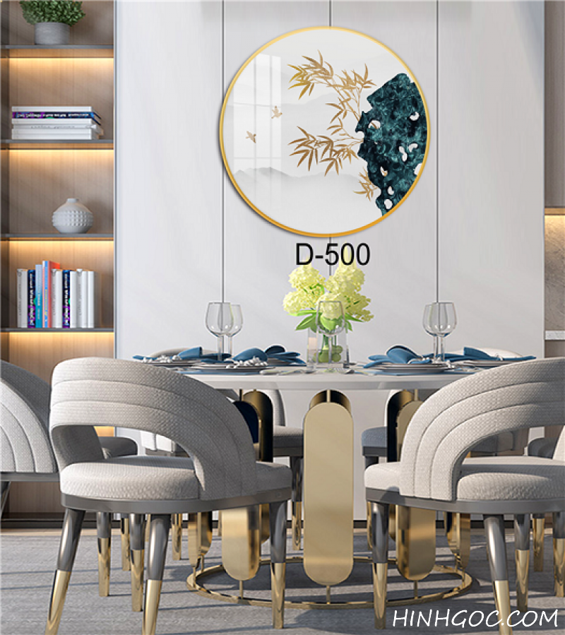 Modern Abstract Round Art File - D-500