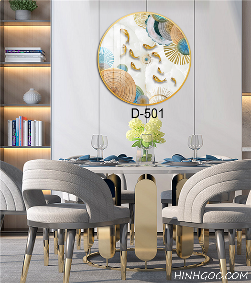 Modern Abstract Round Art File - D-501