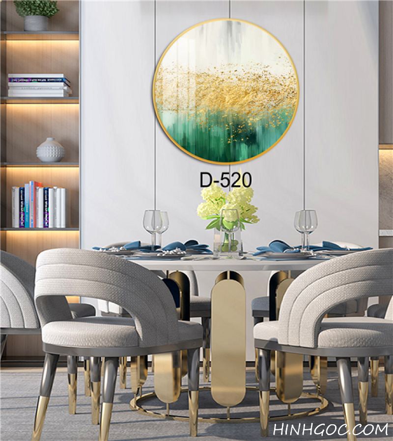 Modern Abstract Round Art File - D-520