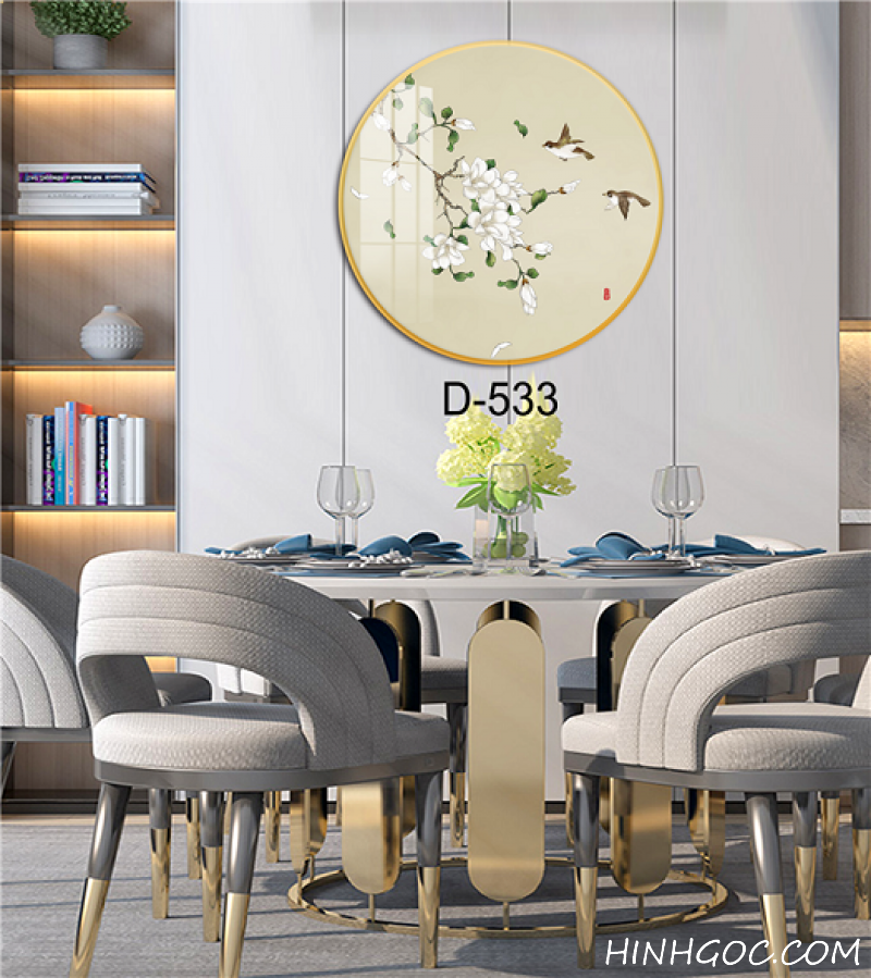 Modern Abstract Round Art File - D-533