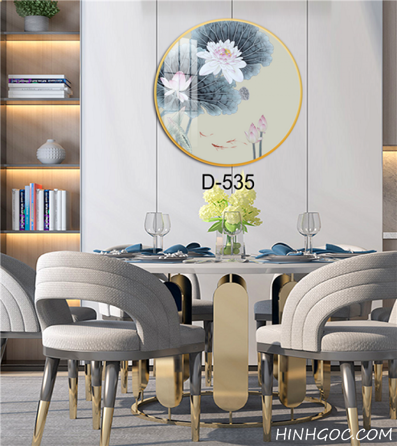 Modern Abstract Round Art File - D-535