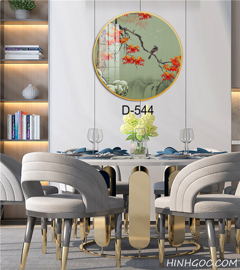 Modern Abstract Round Art File - D-544