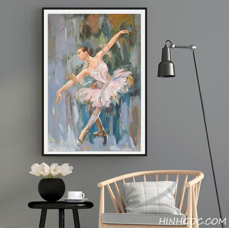 Ballet Girl Oil Painting File - OP16133173