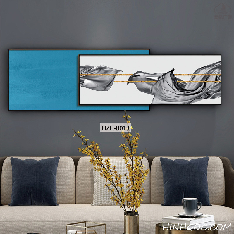 Modern Abstract Framed Art File - HZH-8013