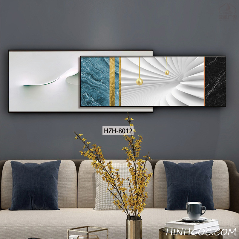 Modern Abstract Framed Art File - HZH-8012