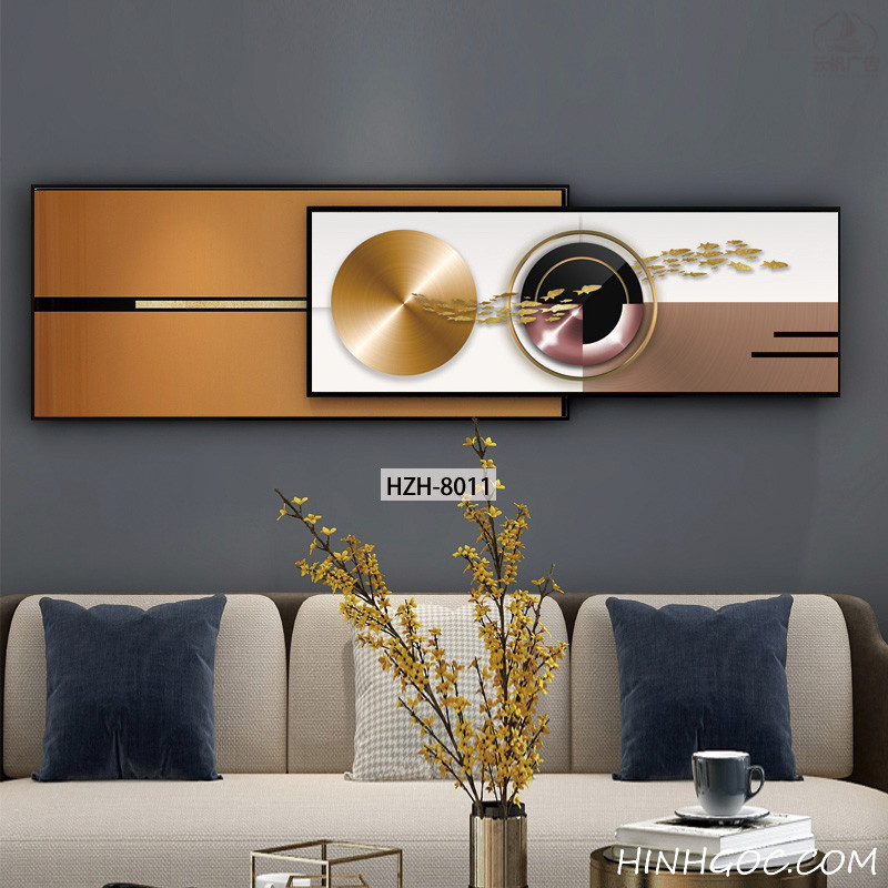 Modern Abstract Framed Art File - HZH-8011