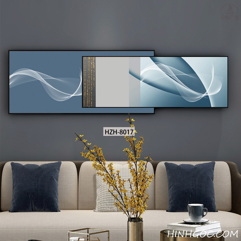 Modern Abstract Framed Art File - HZH-8017