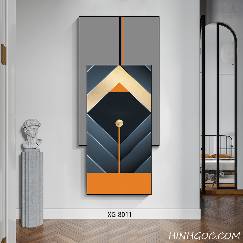 Modern Abstract Vertical Art File - XG-8011