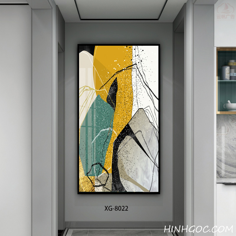 Modern Abstract Vertical Art File - XG-8022