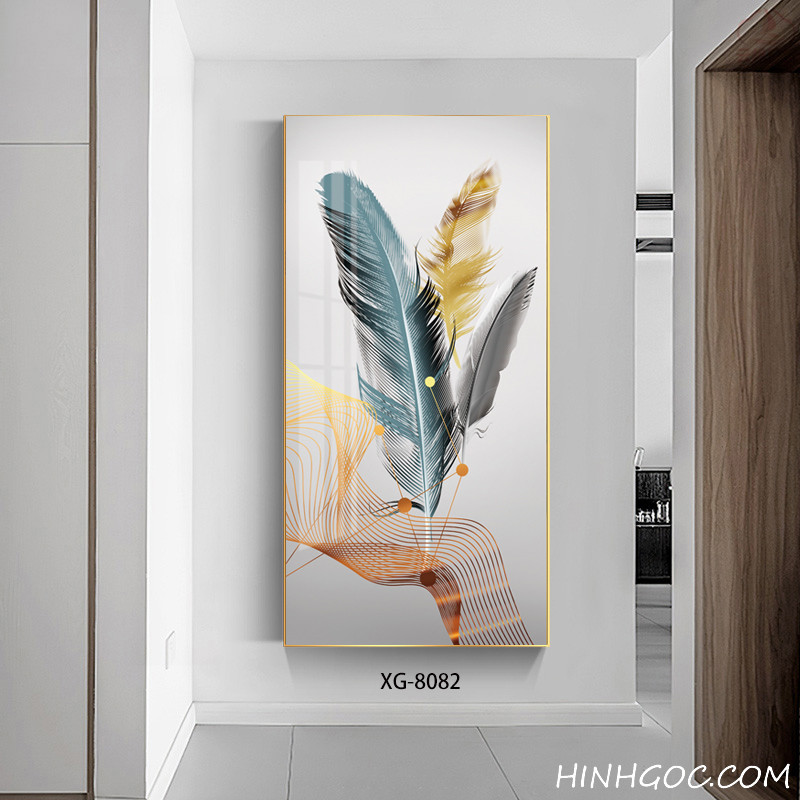 Modern Abstract Vertical Art File - XG-8082