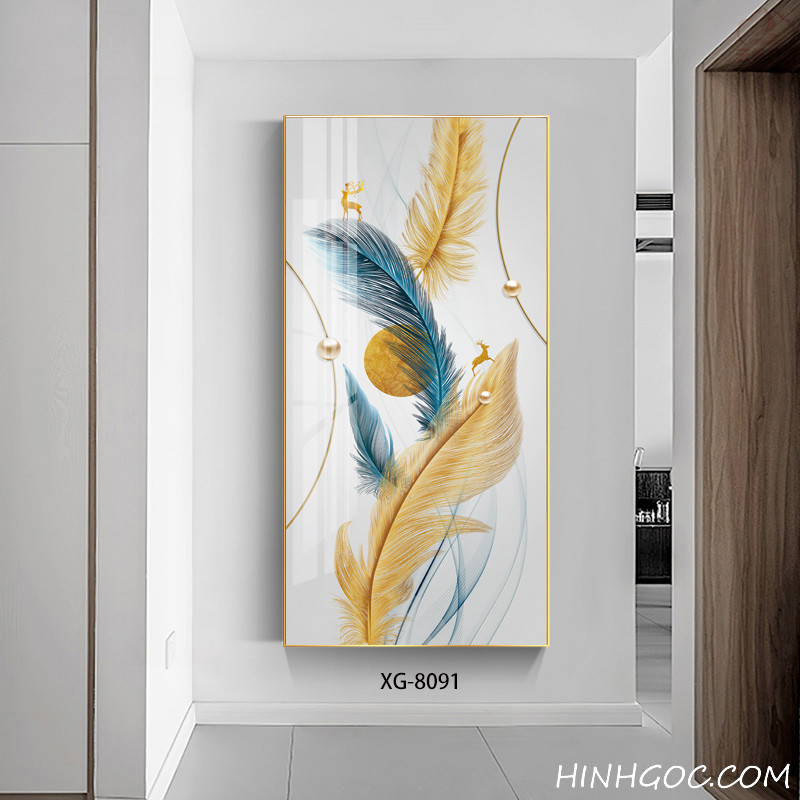 Modern Abstract Vertical Art File - XG-8091