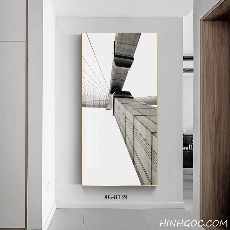 Modern Abstract Vertical Art File - XG-8139