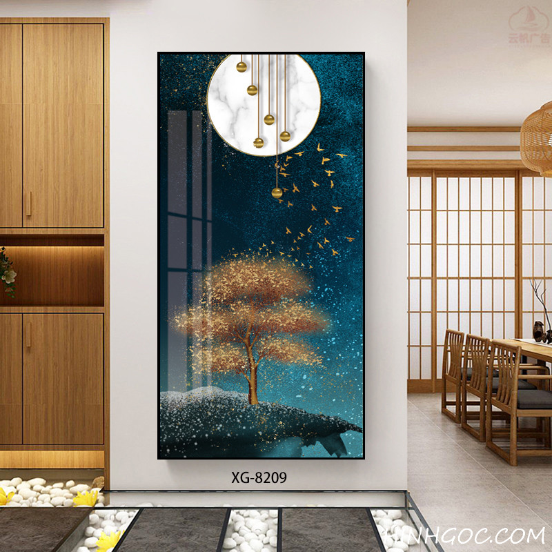 Modern Abstract Vertical Art File - XG-8209