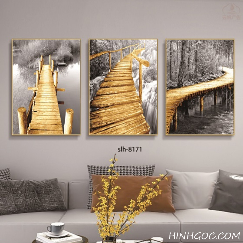 Landscape file of wooden bridge - SLH-8171