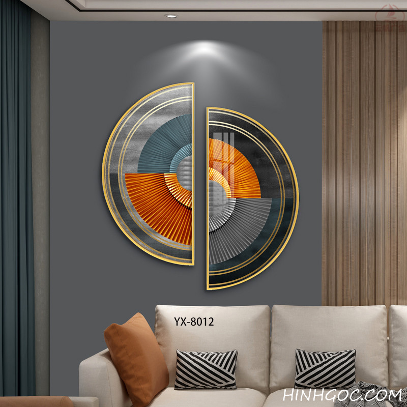 Modern Abstract Crescent Moon Art File - YX-8012