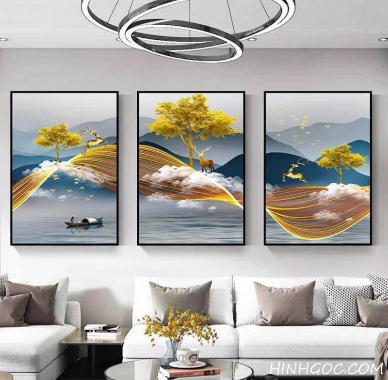 Modern abstract landscape painting file - SLH-3126