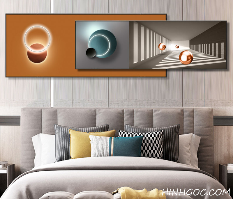 Modern Abstract Framed Art File - HQ-376