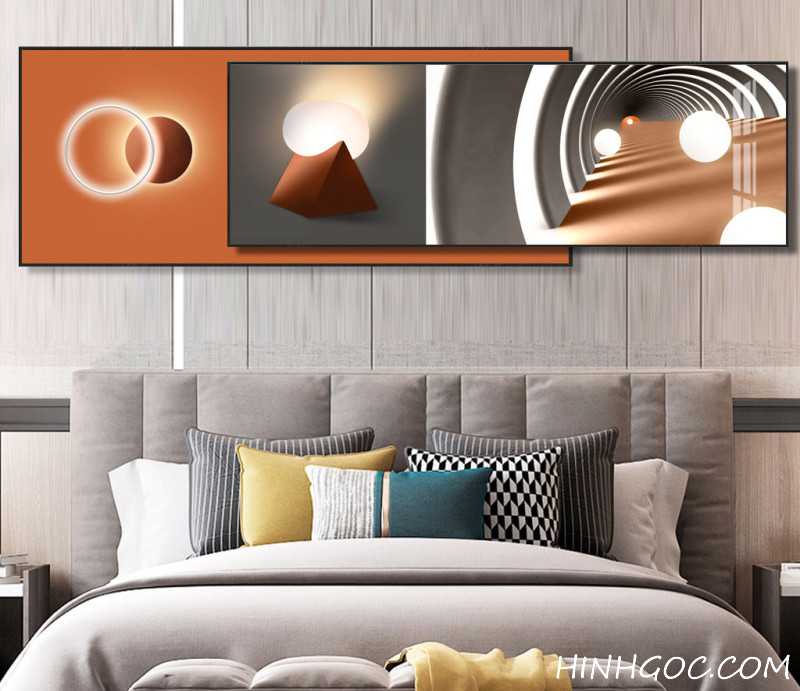 Modern Abstract Framed Art File - HQ-379