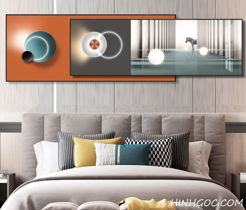 Modern Abstract Framed Art File - HQ-378