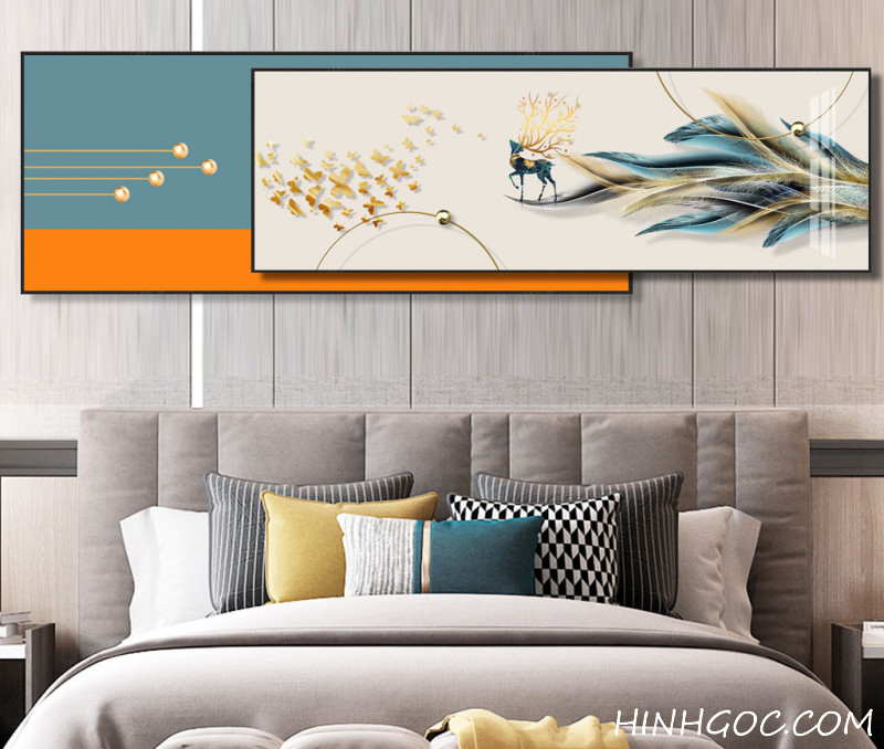 Modern Abstract Framed Art File - HQ-384