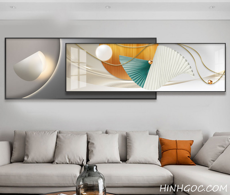 Modern Abstract Framed Art File - HQ-387