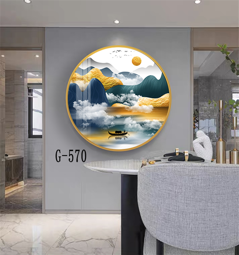 Modern abstract circular file - G-570