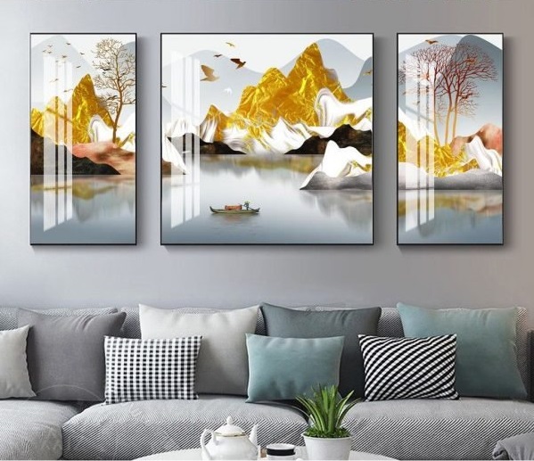 File of Modern Abstract Landscape Paintings - PLT-S-1265