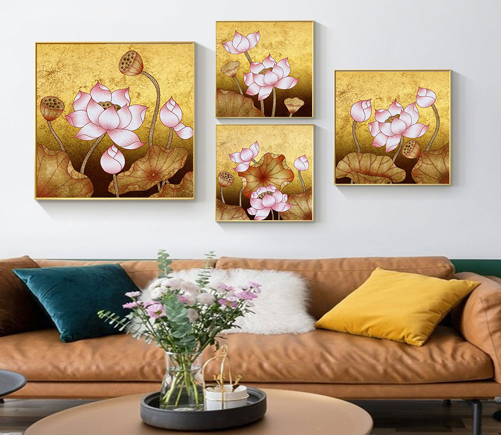 Downloadable Pink Lotus Flower Series Art File - S023