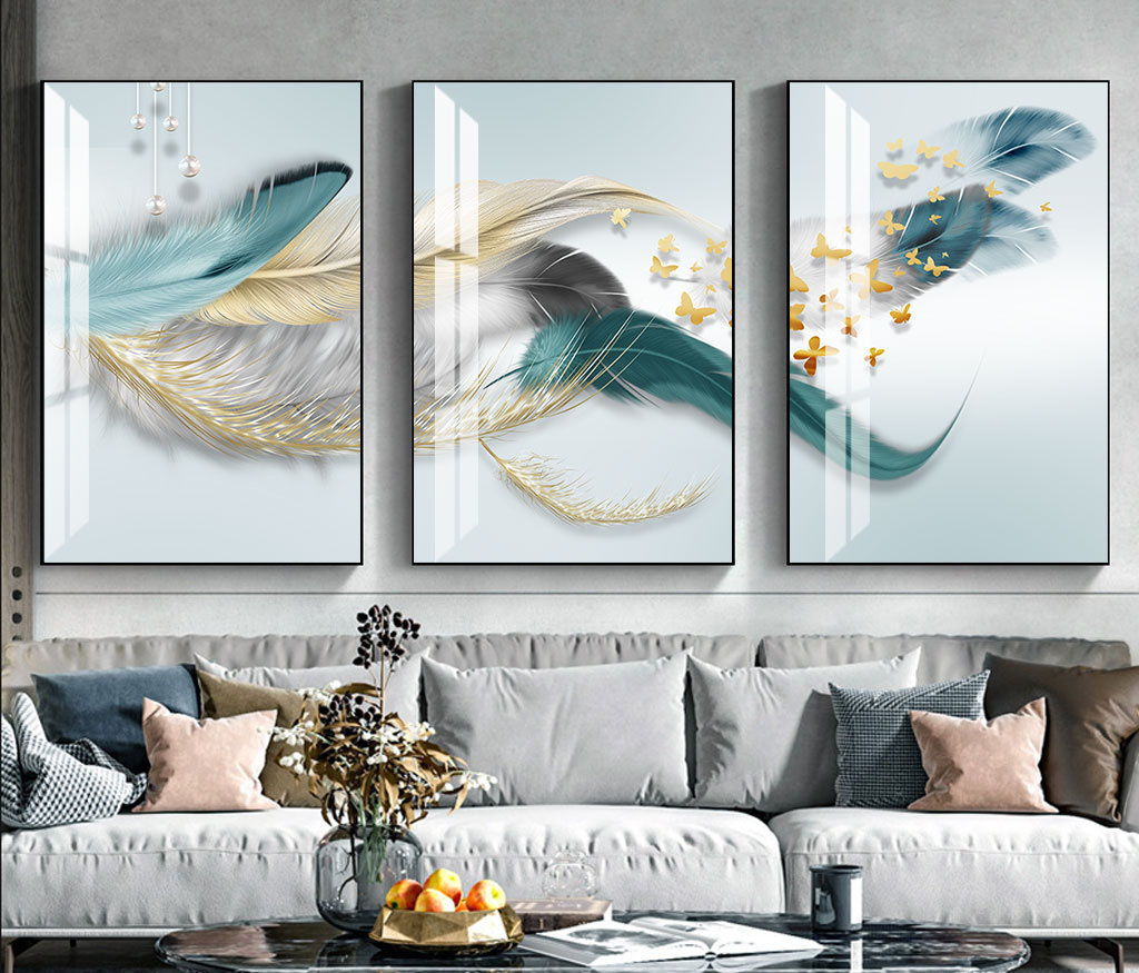 Set of 3 Modern Abstract Art Files - HQ-483