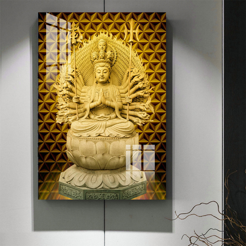 File of a thousand-handed mandarin Buddha statue - PH0005