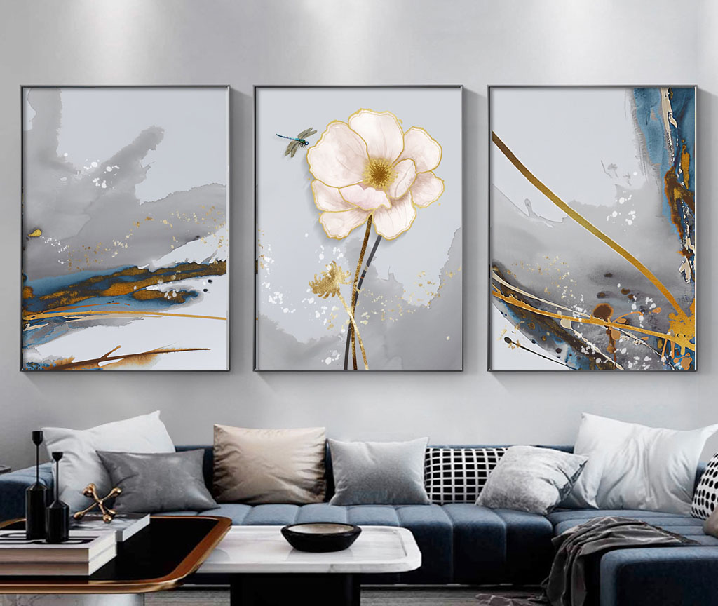 Set of 3 Modern Abstract Art Files - HQ-473