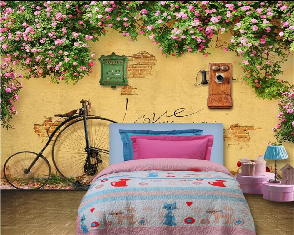 File of nostalgic and rose wall paintings - DT025