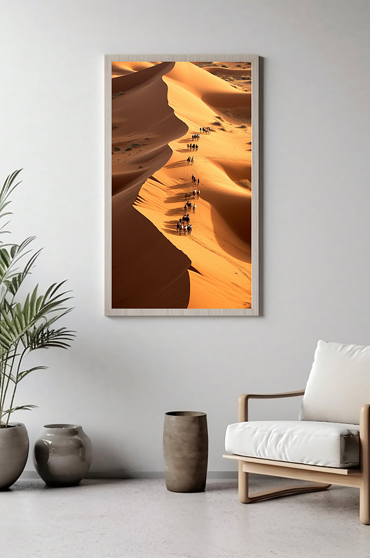 Desert Desert Landscape Decorative Painting