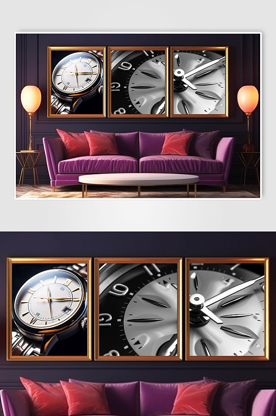 High-end clocks, clocks, corporate spirit, culture, decorative paintings