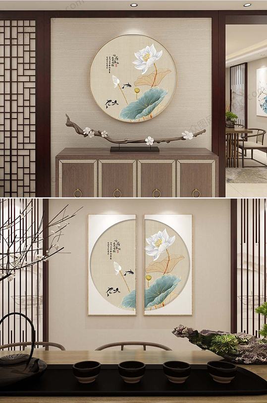 Chinese style plain yaho decorative painting