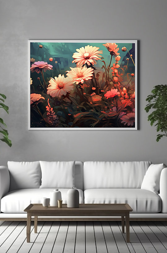 Beautiful Nature CG Flowers Flowers Flower Decorative Painting