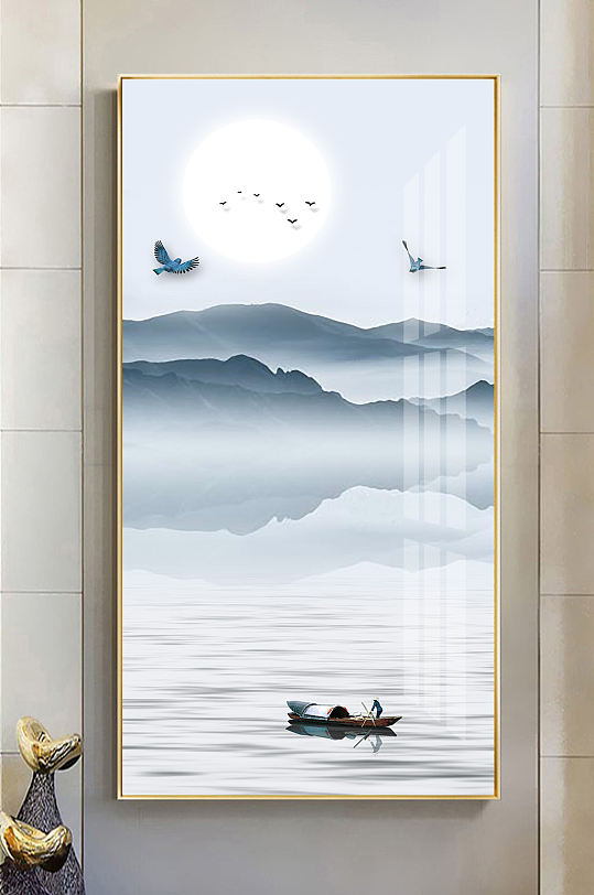 Chinese landscape painting landscape decorative painting